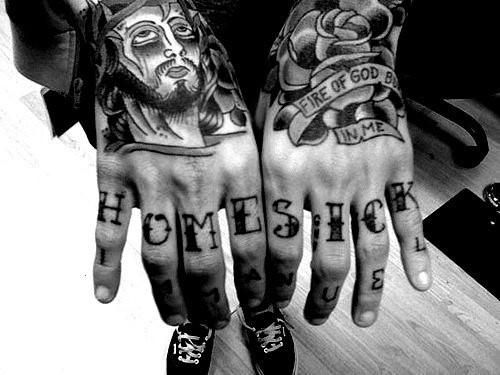 Knuckle Tattoos 20