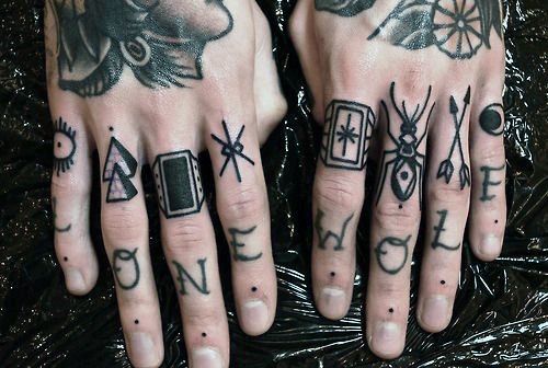 Knuckle Tattoos 43
