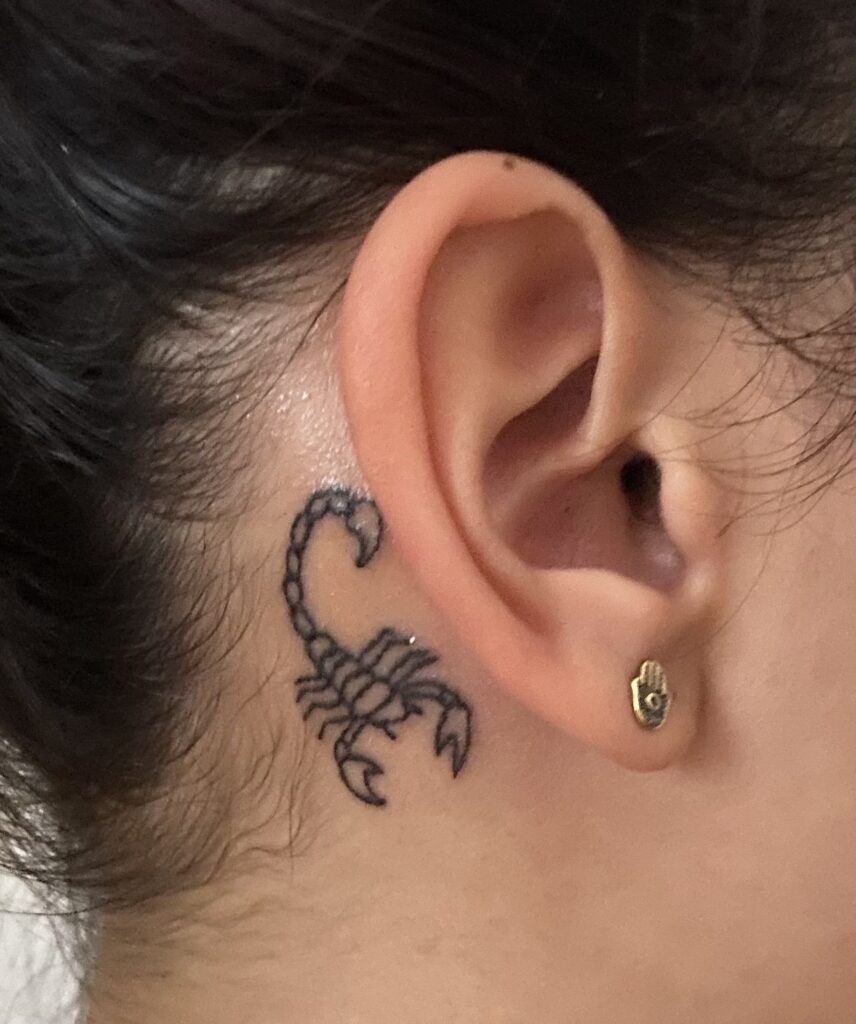 Behind The Ear Tattoo 112