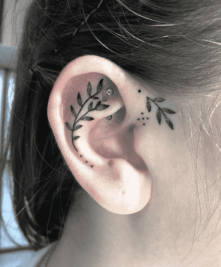 Behind The Ear Tattoo 2