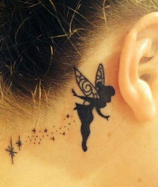 Behind The Ear Tattoo 26
