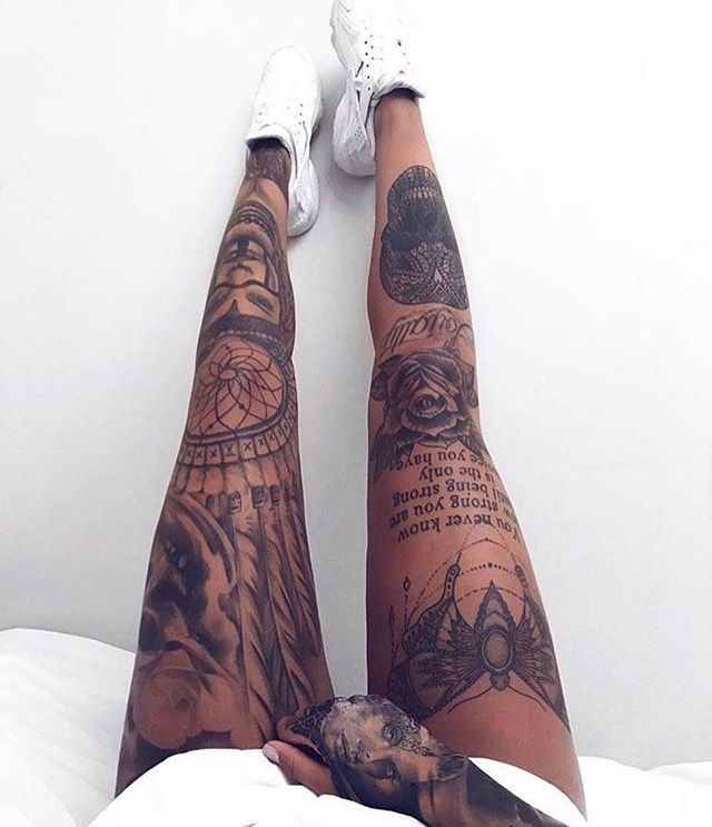 Knee Tattoos 104