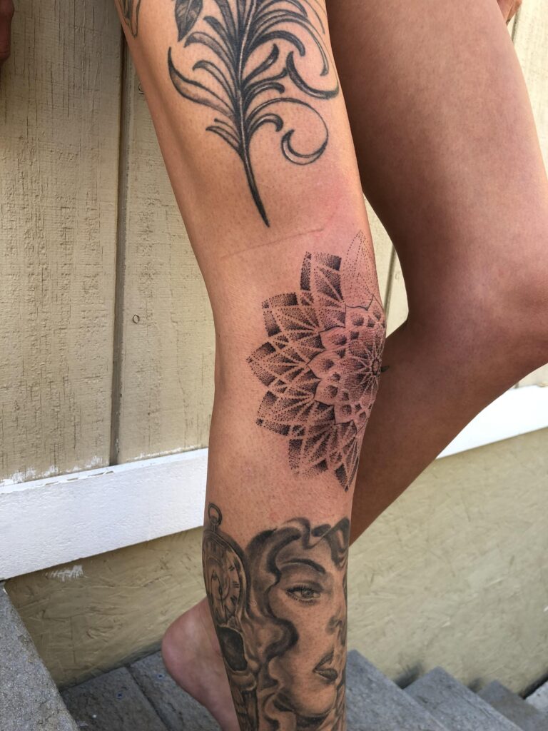Knee Tattoos 33