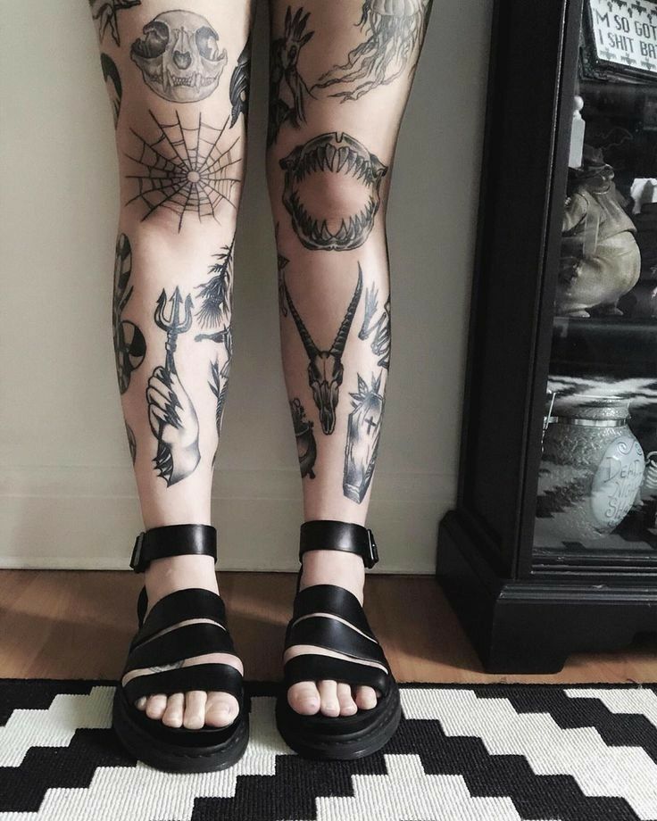 Knee Tattoos 66