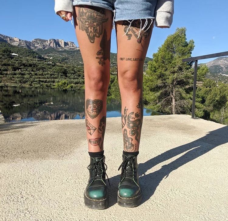 Knee Tattoos 67