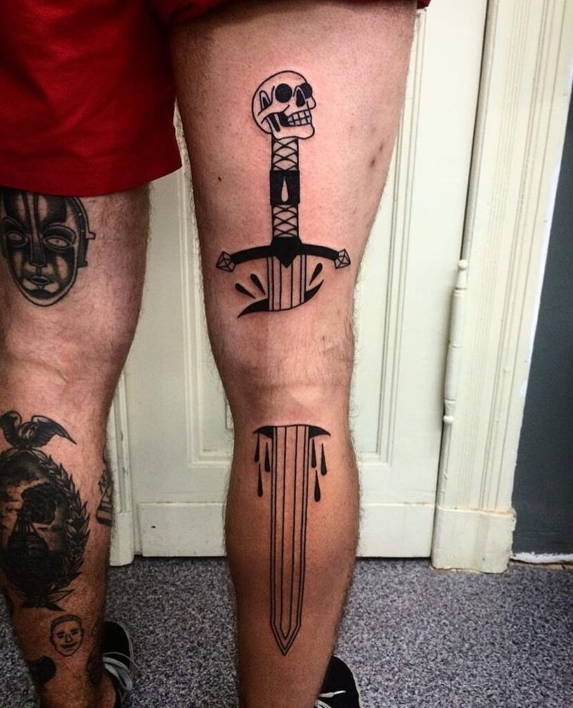 Knee Tattoos 69