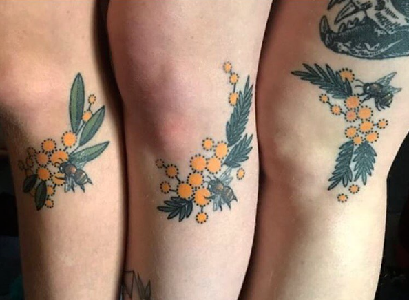 Knee Tattoos 8