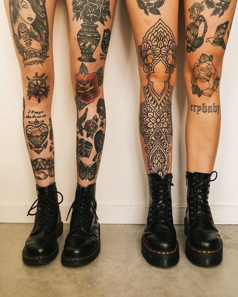 Knee Tattoos 88