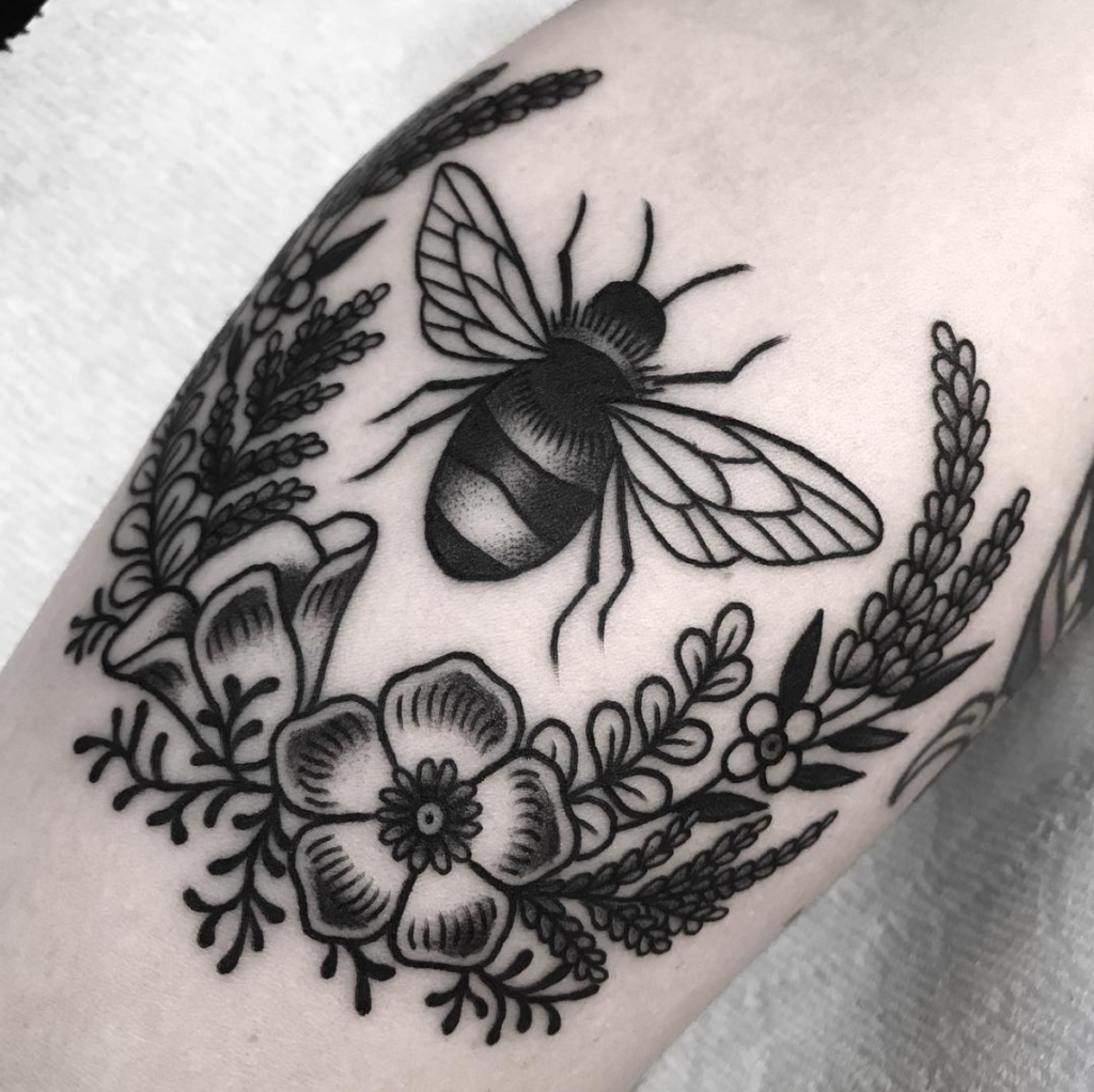 Bee Tattoos 4