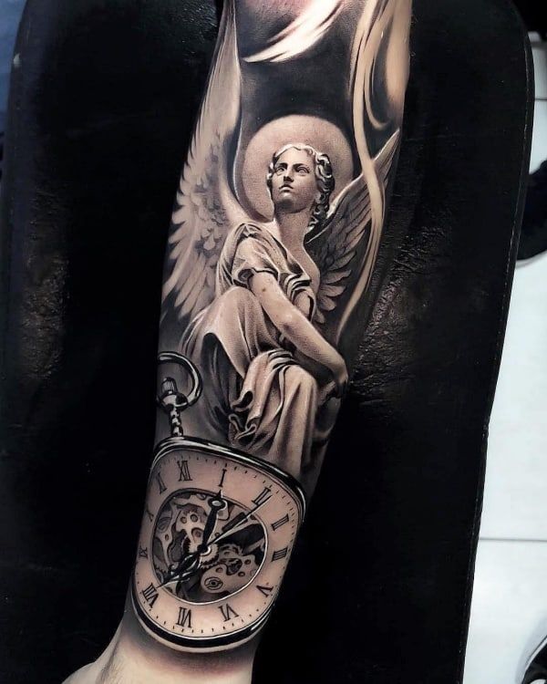 Guardian Angel Tattoos 115