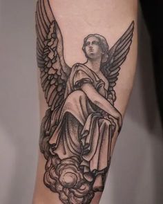 Guardian Angel Tattoos 36