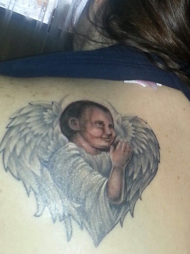 Guardian Angel Tattoos 93