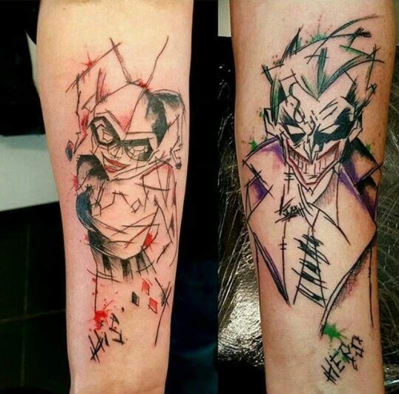 Joker Tattoos 56