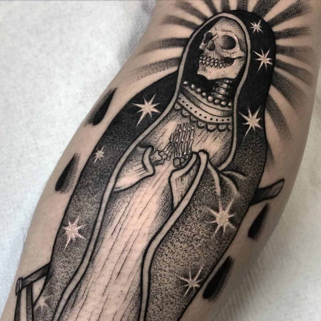 Santa Muerte Tattoos 110