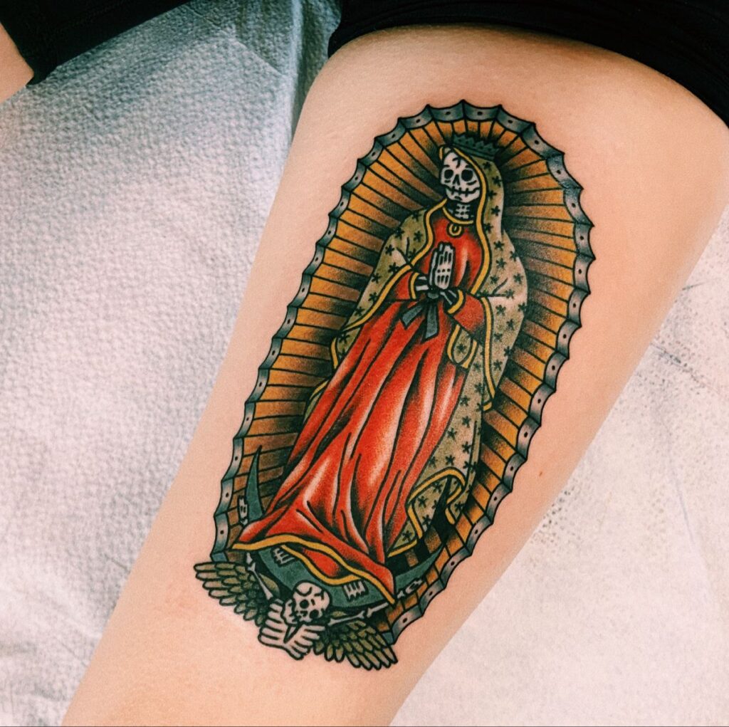 Santa Muerte Tattoos 61