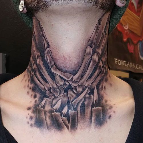 Throat Tattoos 124