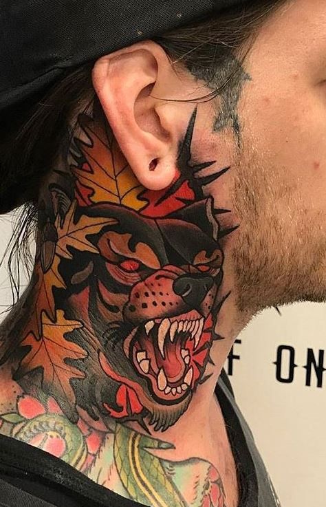 Throat Tattoos 18